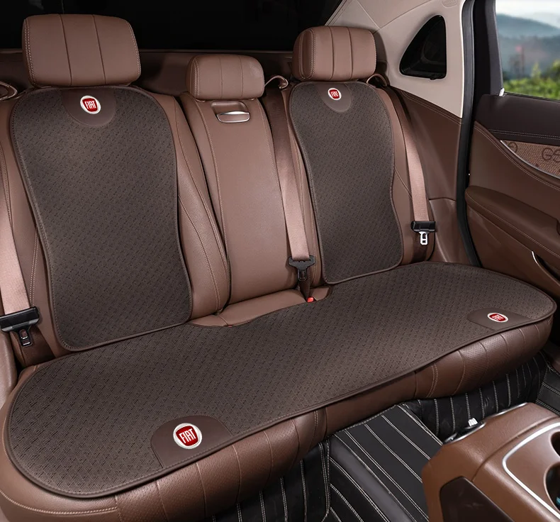 

Car Seat Cushion Ice Silk Breathable Front Rear Seat Protection Pad For FIAT Abarth 500 E Pulse Panda Tipo Strada Doblo Punto