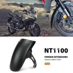 For Honda NT 1100 NT1100 2022 2023 2024 Motorcycle Accessories Fender Splash Guard Front Wheel Mudguard Extended