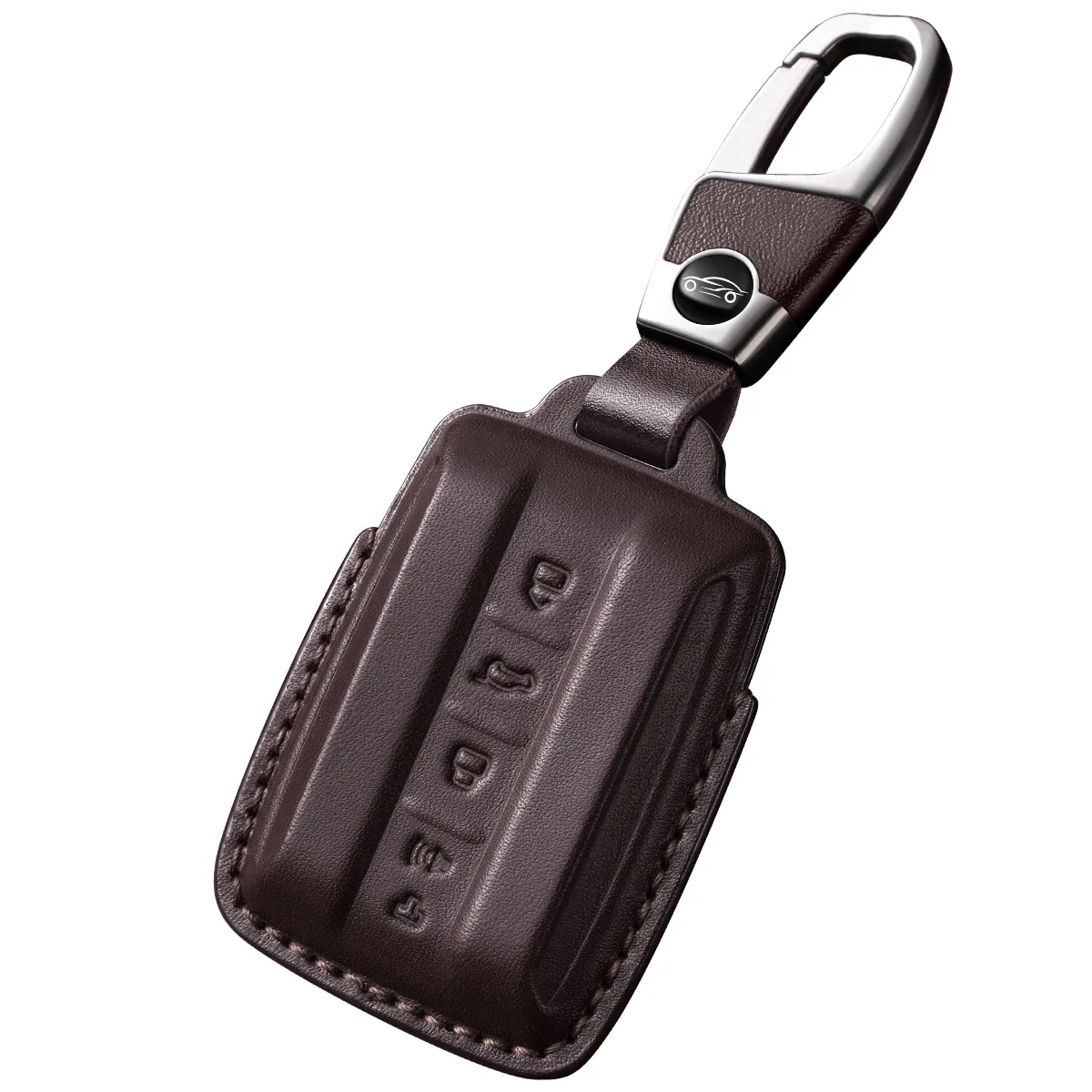 For Tank 300 500 400 700 New Energy Top Layer Cowhide Car Key Case Cover Full Coverage Key Fob
