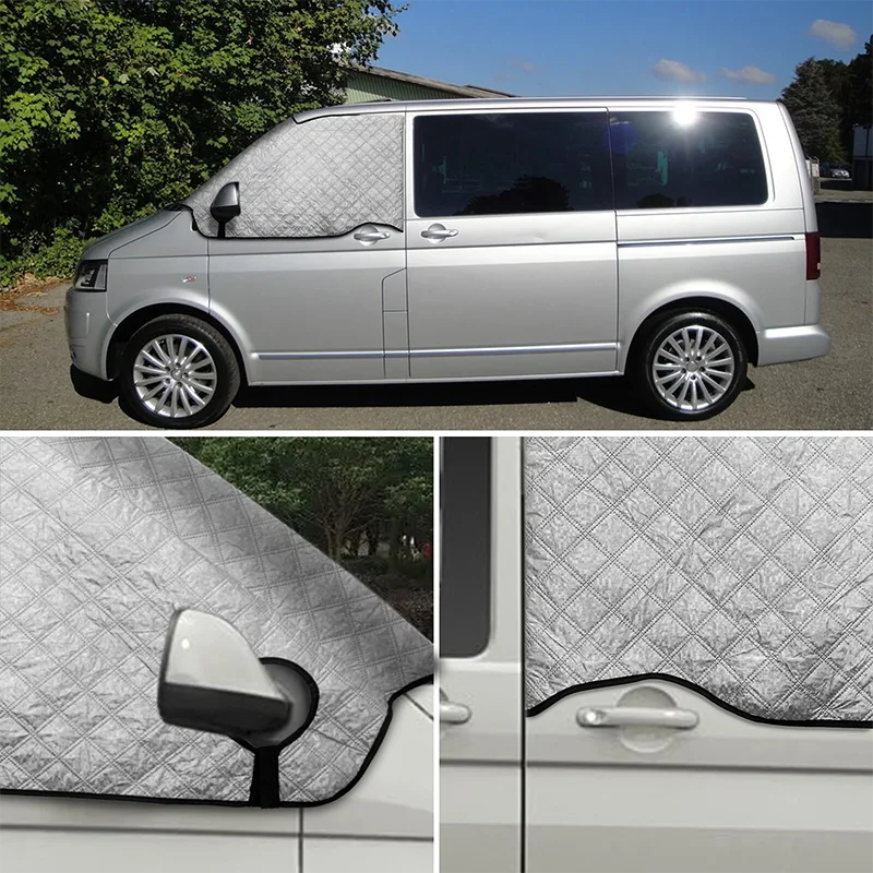 Car Windscreen Sunshade External Thermal Blind Screen Cover For VW Transporter T5 Camper Caravan Motorhome Winter Accessories