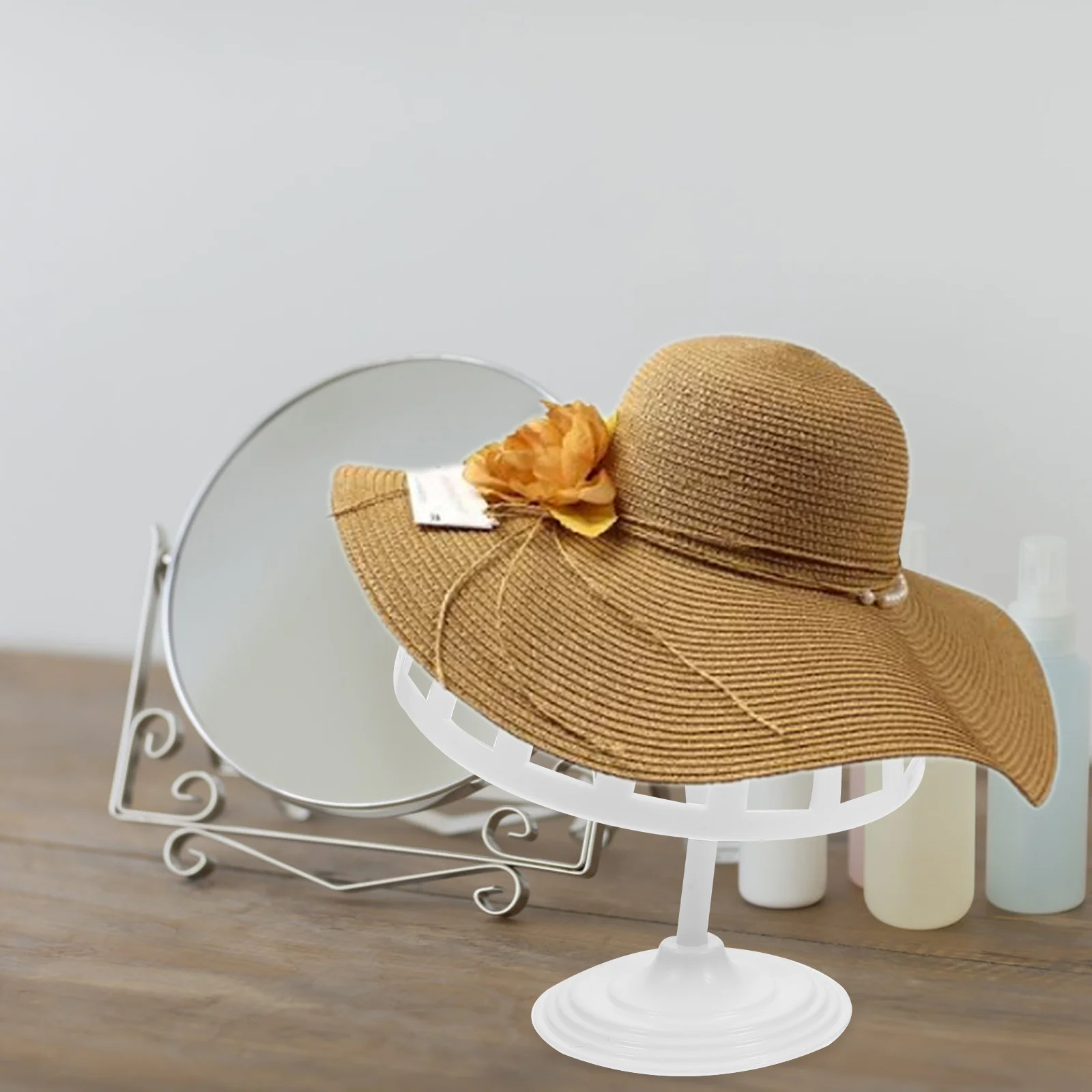 

Adjustable Display Stand Hat Storage Rack Baseball Cap Holder No Tools Required Space Saving Freestanding Hat Organizer Stand