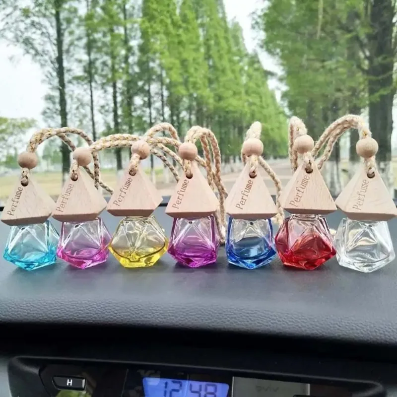 1PC Mini Hanging Perfume Bottle, Car Diffuser , Air Conditioner Car Ornament, Car Interior Accessories 8ml