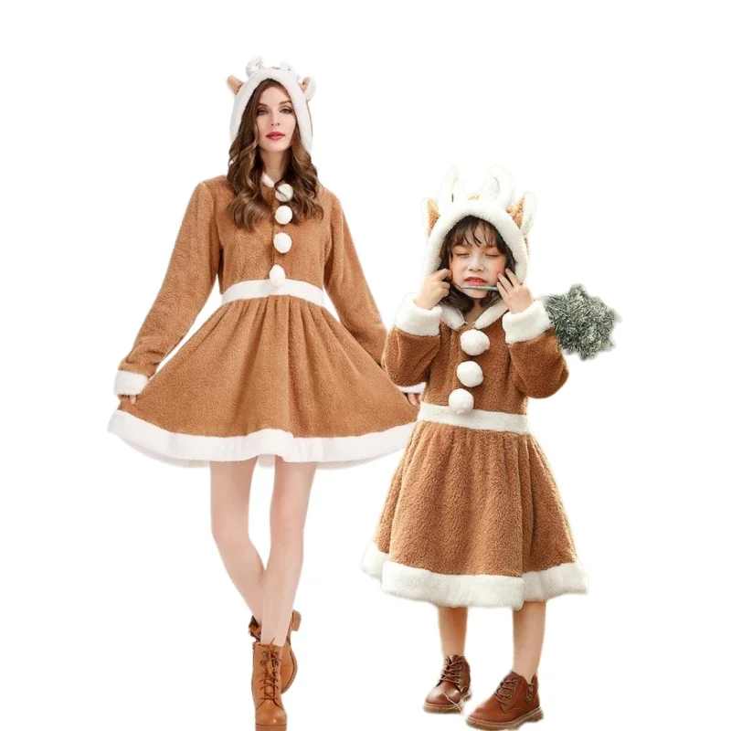 Elk Hooded Dress Ch… - image