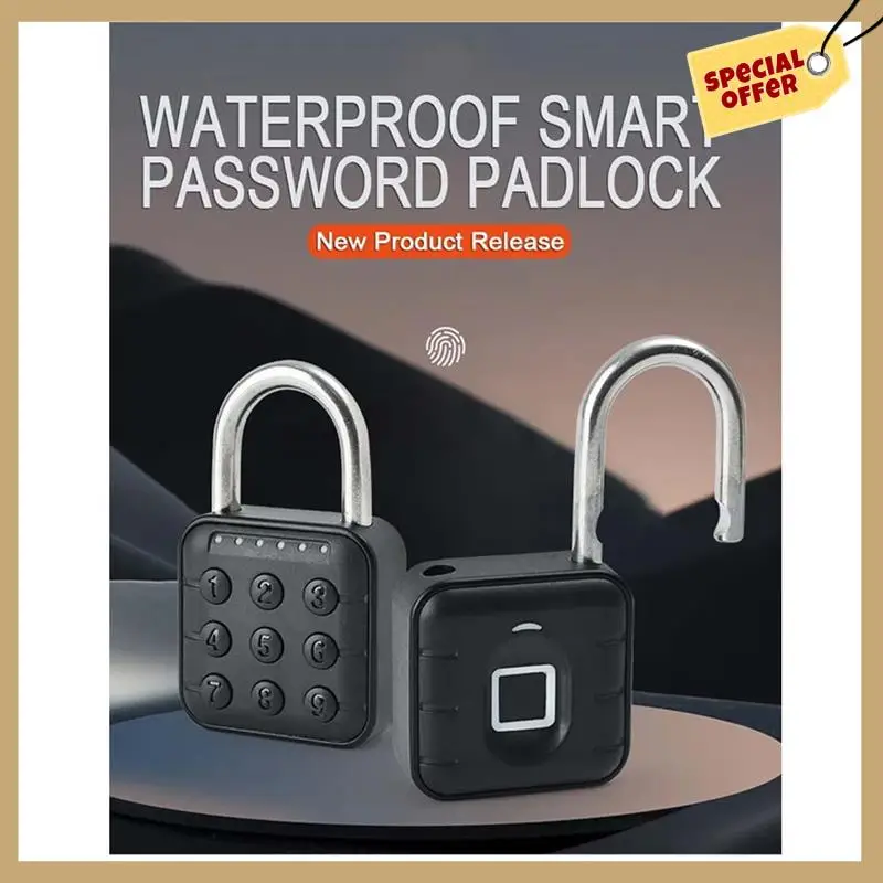 Tuya บลูทูธสมาร์ทลายนิ้วมือประตูล็อค Keyless Quick ปลดล็อคกุญแจป้องกันการโจรกรรม IP67 กันน้ํา Home Securit ล็อค-ทนทาน