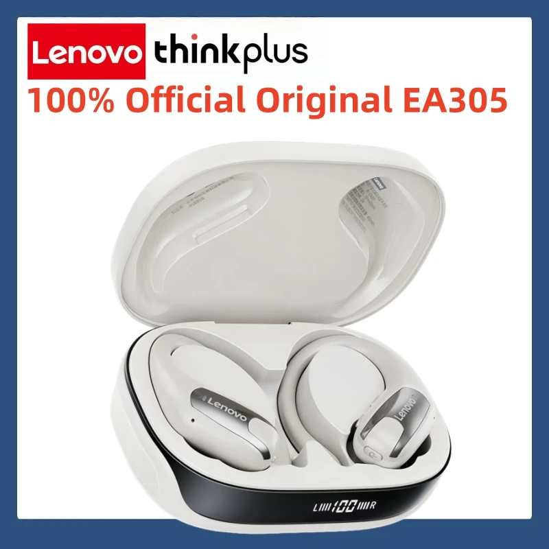 سماعات أذن أصلية رسمية 100% لينوفو EA305 مزودة بتقنية البلوتوث سماعة أذن لاسلكية تعمل بالبلوتوث وعمر بطارية 24 ساعة مع زمن انتقال منخفض