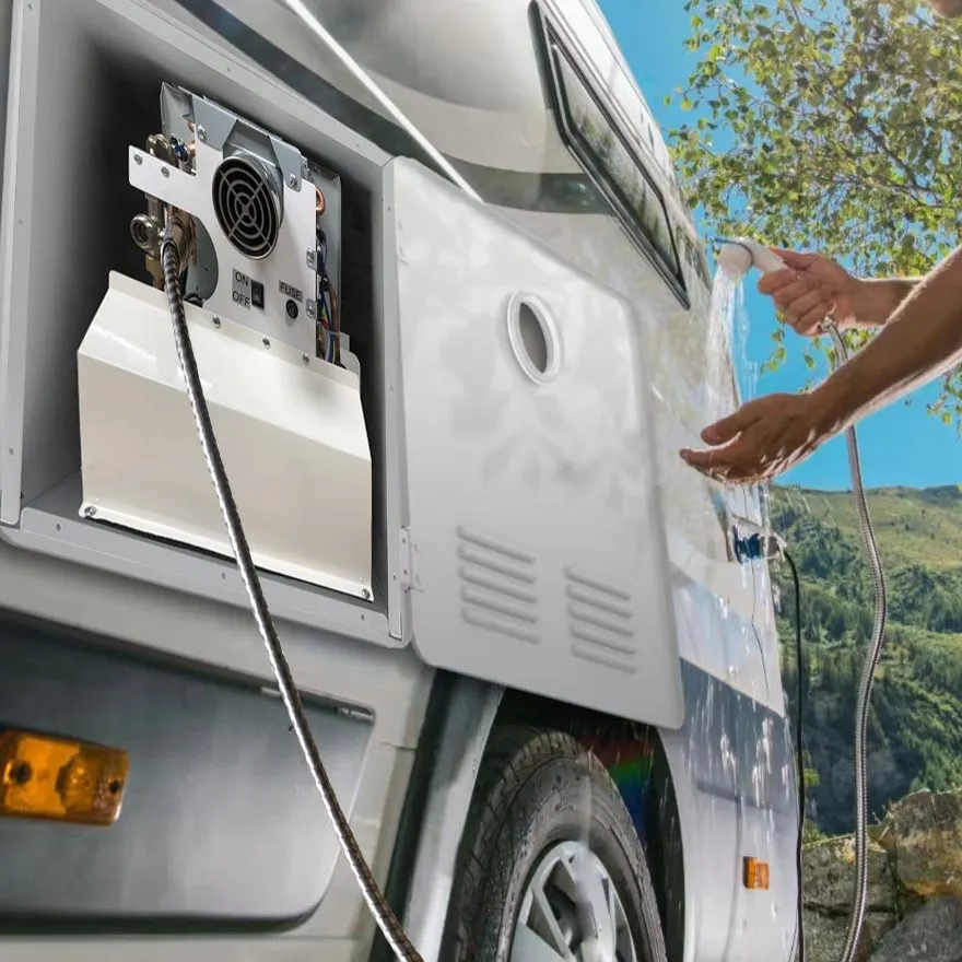 

Versatile RV Water Heater Tankless Design for Gas and Electric Options Perfect for Caravans