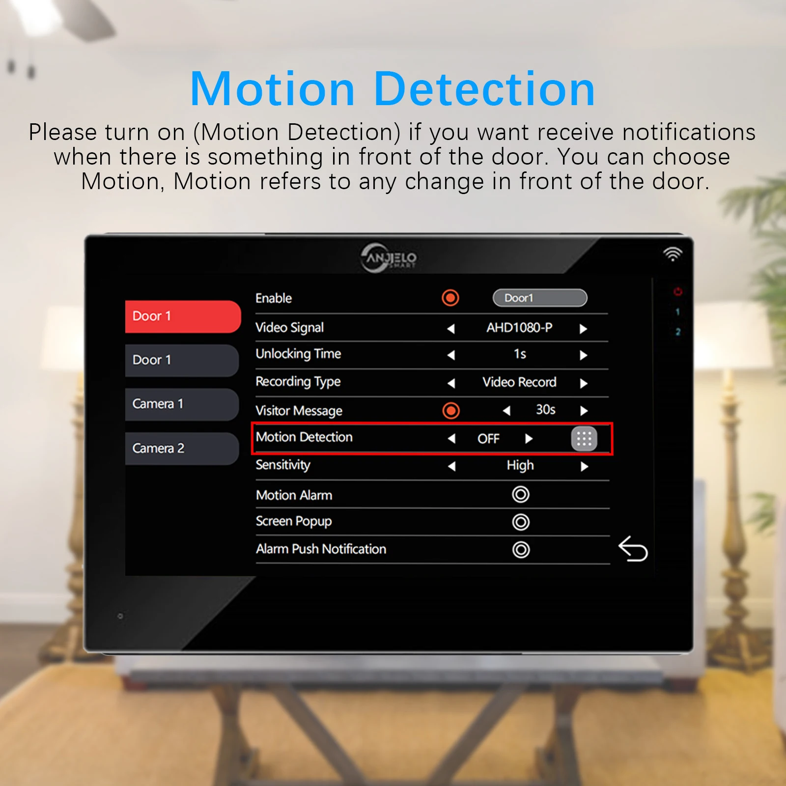 Tuya-Smart Home Video Campainha, 7 Polegadas, Tela Sensível Ao Toque, Smart Home Video Intercom Sistema, Acesso à Entrada WiFi, Câmera Campainha 1080P