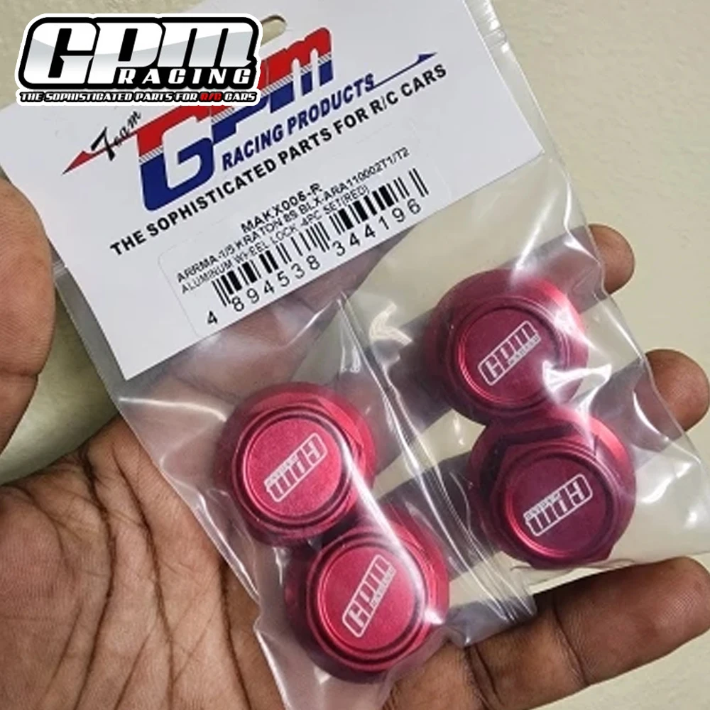 

GPM металлический алюминиевый сплав 24 мм, колесные гайки, гайки для шин ARA310929 для ARRMA 1/5 KRATON OUTCAST EXB V2 8S 4WD Monster Truck RC Car