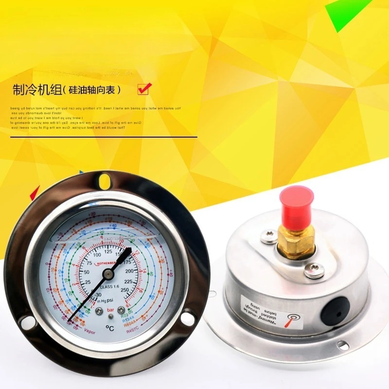 Germany Imported Cold Storage Machine Refrigeration Shock-resistant High Pressure Low Pressure Silicone Oil Meter Cold Dryer