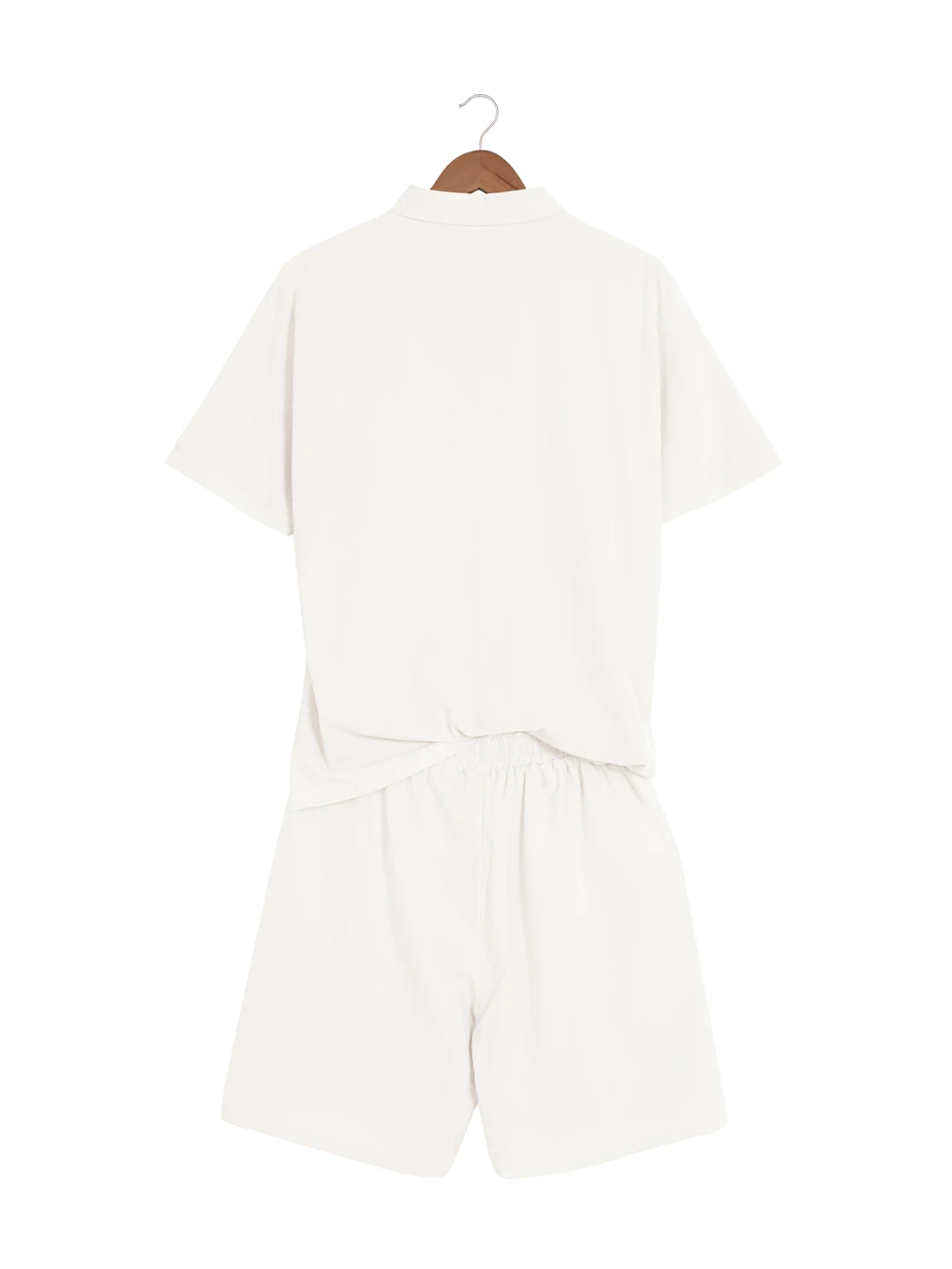 ผู้ชายใหม่ฤดูร้อนสบายๆกีฬา 2 ชิ้นชุดแฟชั่นผ้าฝ้ายลินินเสื้อแขนสั้นและกางเกงขาสั้นผู้ชายหลวมเสื้อกีฬาชุด