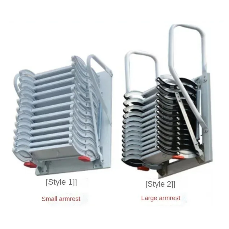 Invisible Folding Ladders Outdoor Wall-mounted Ladders Attic Retractable Stairs Home Lifting Indoor and Simple Stretching Stairs