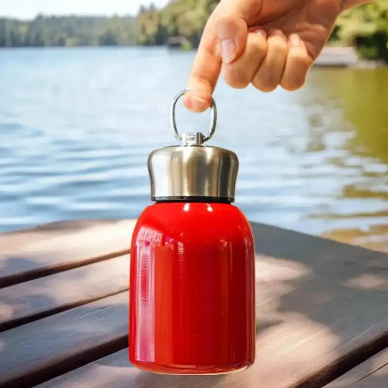 Frascos de vacío de café de 300ML, taza aislada de acero inoxidable, botella de agua de viaje portátil con tapas, tazas que mantienen las bebidas calientes o frías