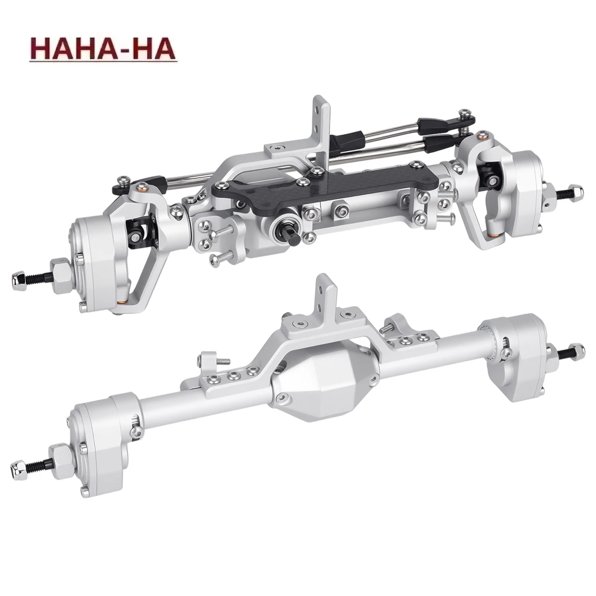 Aluminum Machined Front and Rear Portal Axle for 1/10 RC Crawler Car UTB Capra LCG Chassis Comp Builds Rigs DIY Upgrade Parts