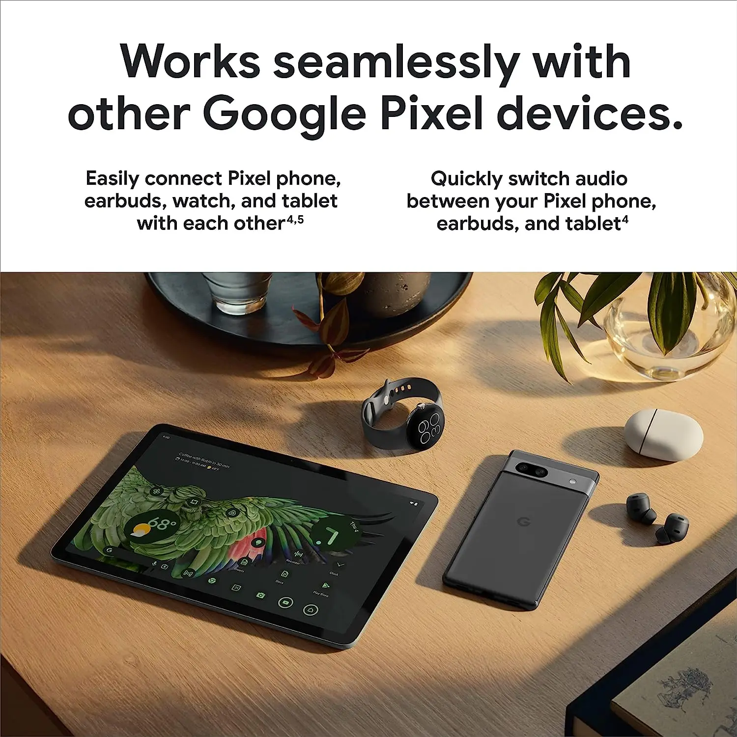 Google Pixel-Tablet Android, Pad com carregamento, Speaker Dock, Google Tensor G2, Octa-Core, 8GB + 128GB, 10.95 "Screen, Novo