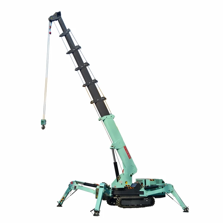

Popular Construction Machinery Spider Crane 21 m Fly Jib 10 Ton Spider Crane for Construction