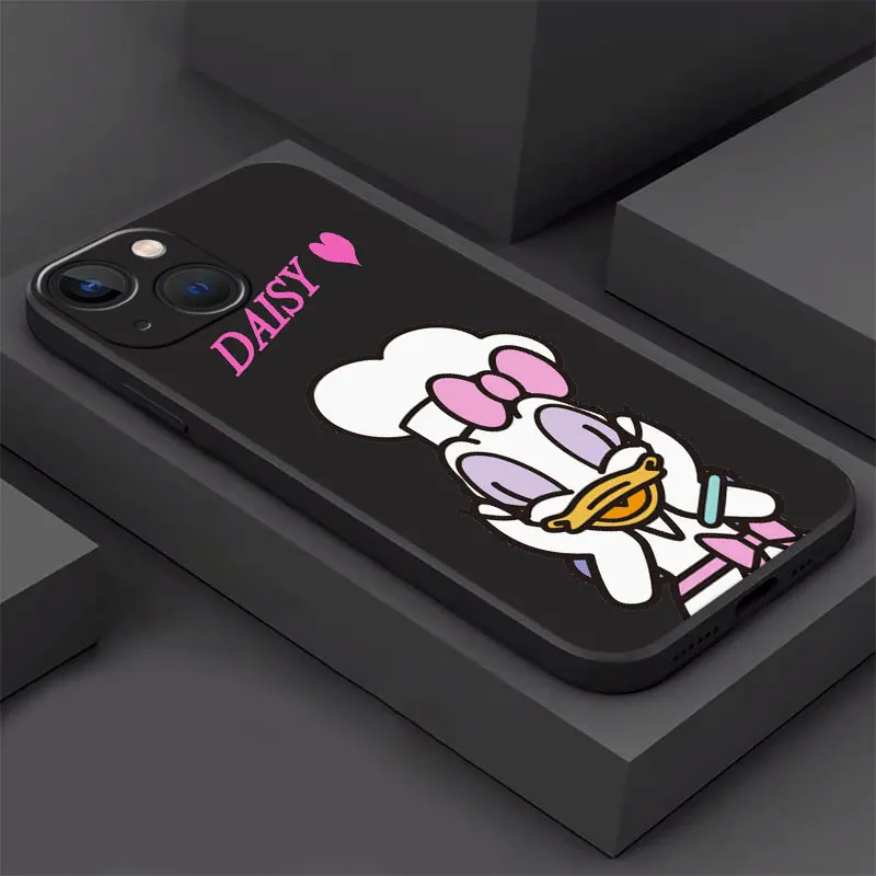 phone Cases for iphone 14 case 11 13 15 Pro XS Max 8 12 Mini X SE 7 14 Plus funda Antiscratch cover Cute Cool Donald Daisy Duck