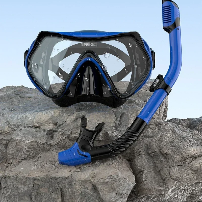 

Snorkel Diving Mask Professional Goggles Glasses Diving Swimming Easy Breath Tube Set Snorkel Mask