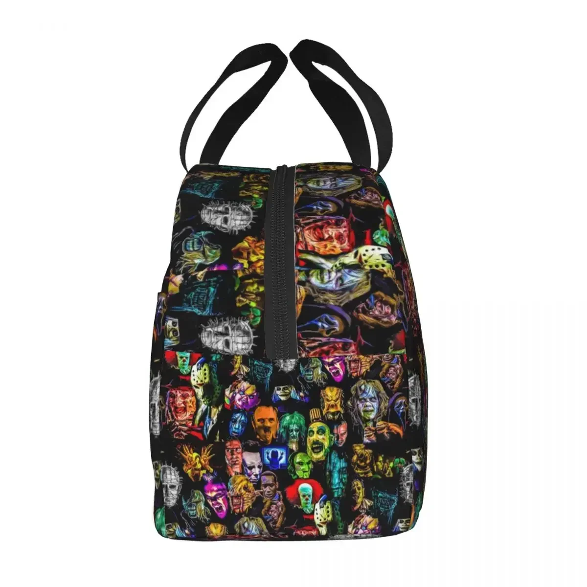 Horror Scream Film Baddies Legends Lunch Boxes Leakproof Chucky Alien Predator Killer Thermal Cooler Food Insulated Lunch Bag