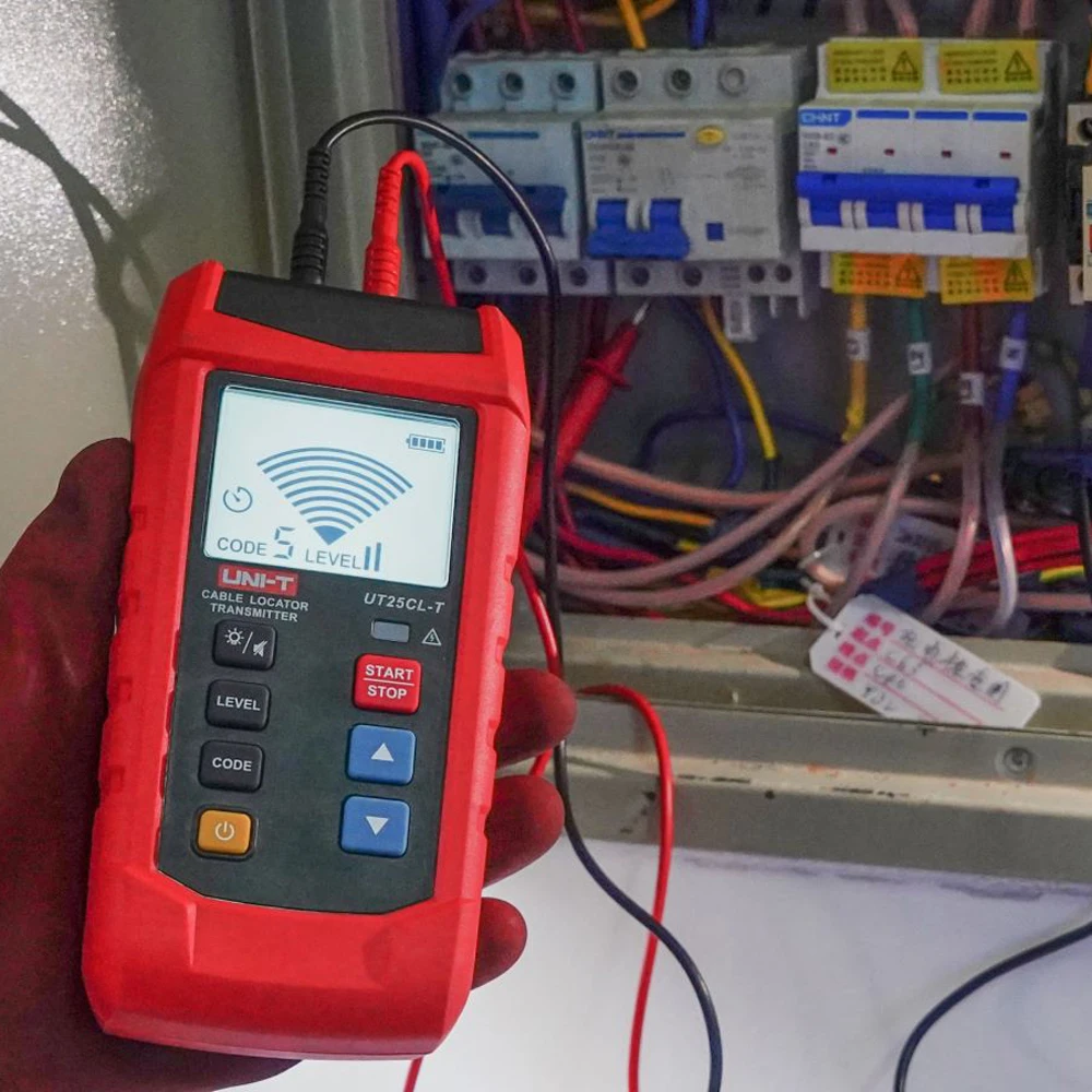 UNI-T UT25CL Ręczny lokalizator kabli NCV Bezdotykowy test elektryczny Detektor bezpieczeństwa elektrycznego Ścieżki kabli podziemnych