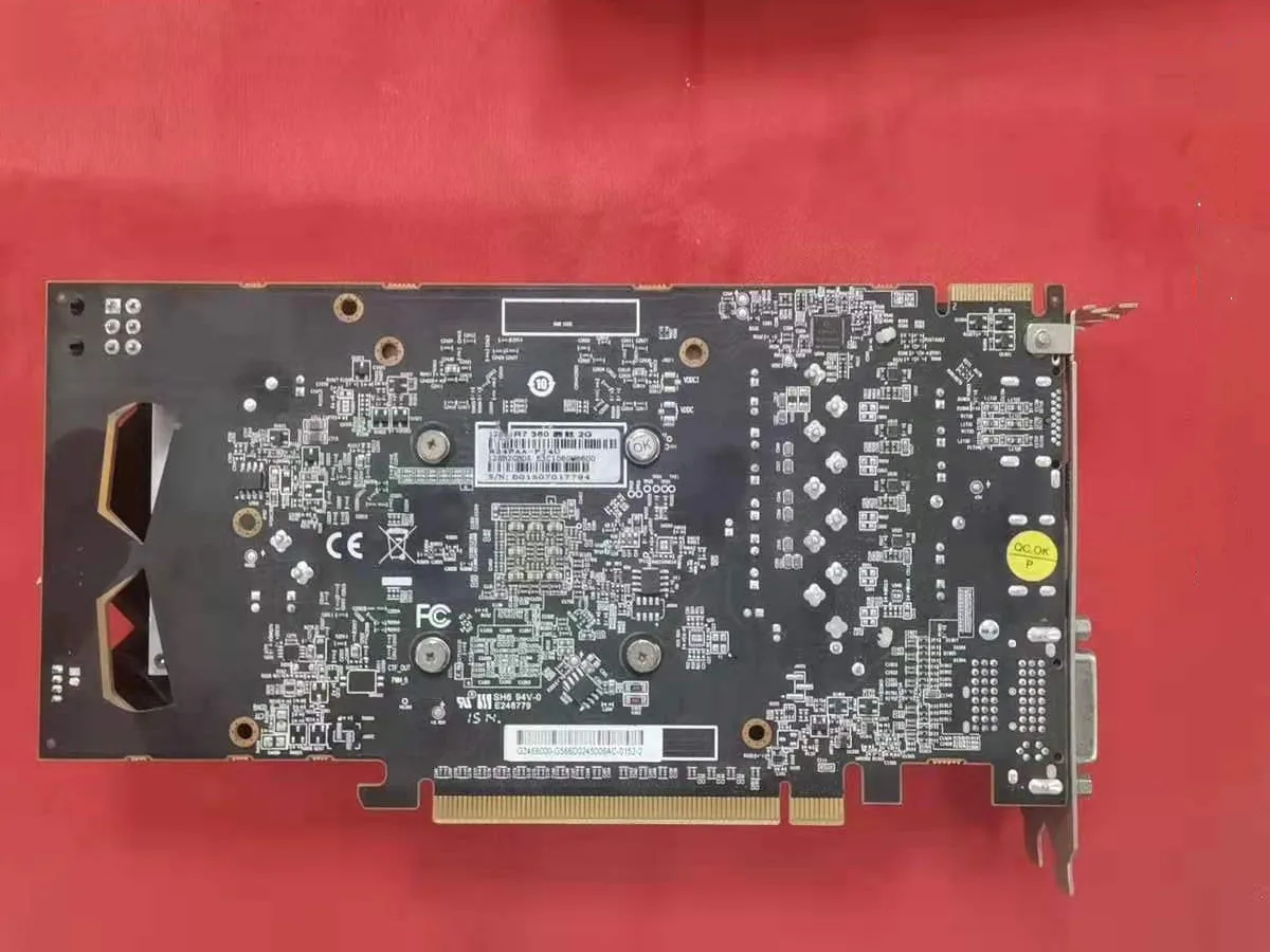 Usado amd radeon r7 360 2gb gddr5 pci-e placa de vídeo gráfica dp dvi hdmi