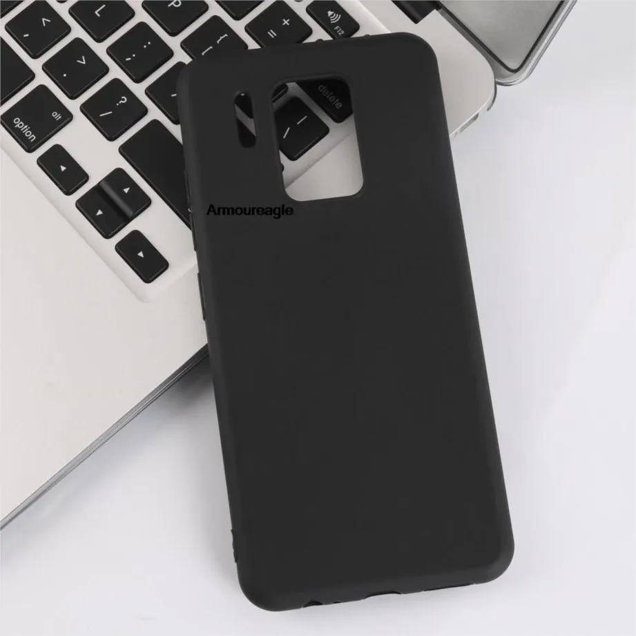 guard on for oukitel c18 pro tpu matte case black phone casing cover fit casing tpu silicone soft plain shockproof case protect