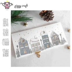 Piggy Craft metal cutting dies cut die mold House series decoration Scrapbook paper craft knife mold blade punch stencils dies