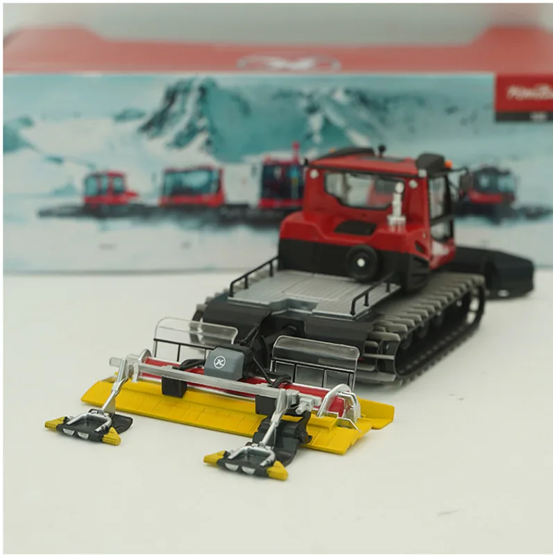 1/43 New Arrival Special Price Diecast Metal German Pistenbully-600 Snow Plow Model Furniture Display Collection Toys Children