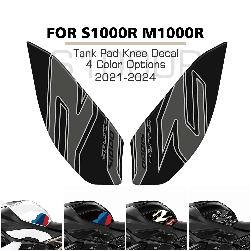 

For BMW S1000 R S1000R M1000R 2021 2022 2023 2024 3D Gel Fuel Tank Knee Decal Paint Protection Sticker Motorcycle Accessories