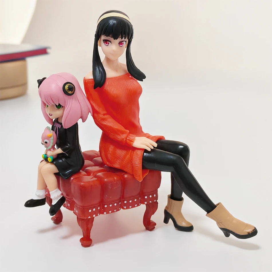 14 cm SPY×FAMILY Anime Figuur Kawai Anya Forger Yor Forger Actiefiguren Leuke Beeldje Collectible Model Pop Speelgoed Op voorraad