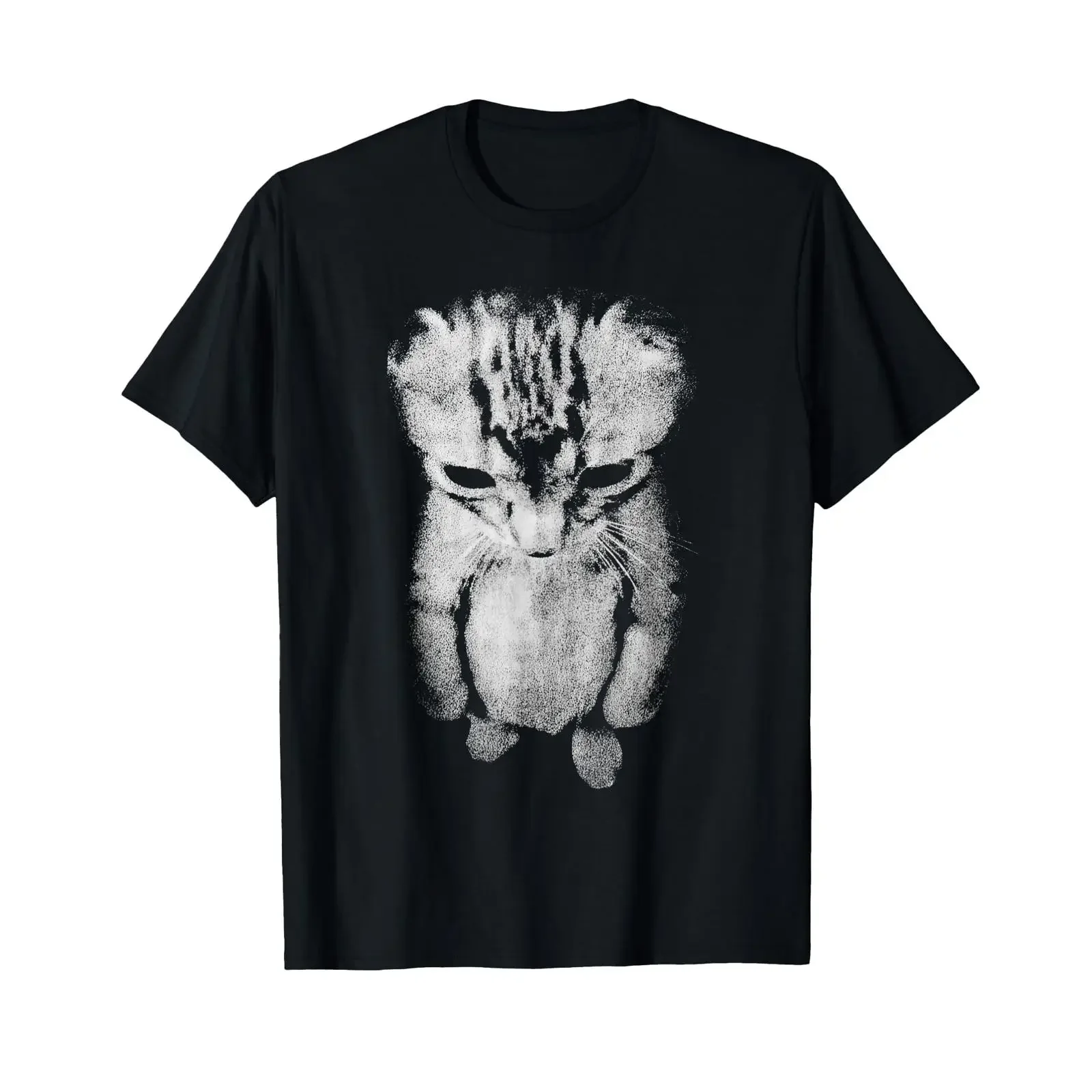 Camiseta EL Gato Munchkin Kitten para amantes de los memes de gatos tristes y llorones, estilo vintage lavado, suave y elástica, para uso diario.