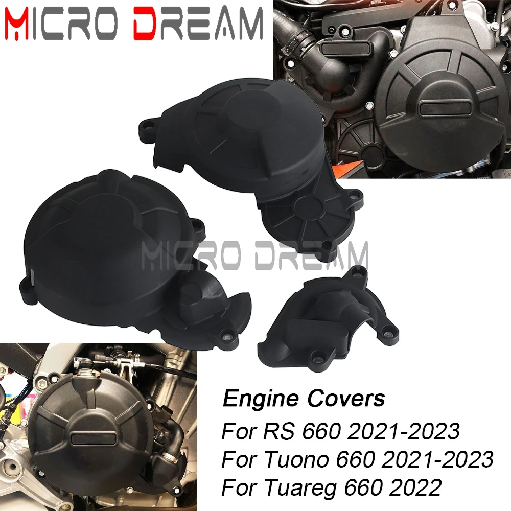 RS 660 2021-2023 Motorbike Engine Guard Cover For TUONO 660 Tuareg 660 RS 660 RS660 2021 2022 2023 Engine Case Protection Parts