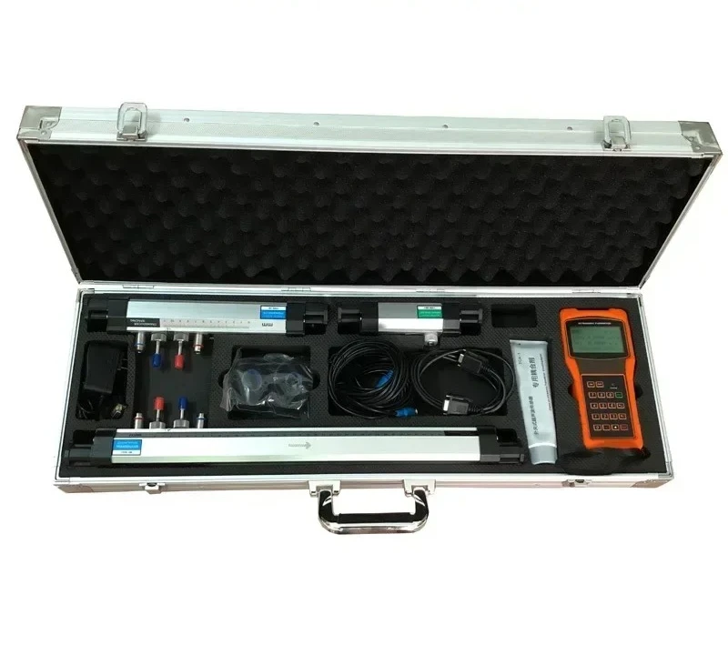 

TUF-2000H Digital Ultrasonic Liquid Flow Meter HS, HM, EB-1 Mounting Bracket Transducer DN15-700mm Flowmeters