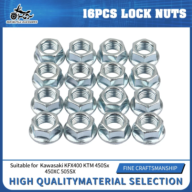 

SJ 304 Quality Stainless Steel Hexagon Hex Head Serrated Spinlock Motorcycle Accessories For Kawasaki KFX400 KTM 450XC 450/505SX