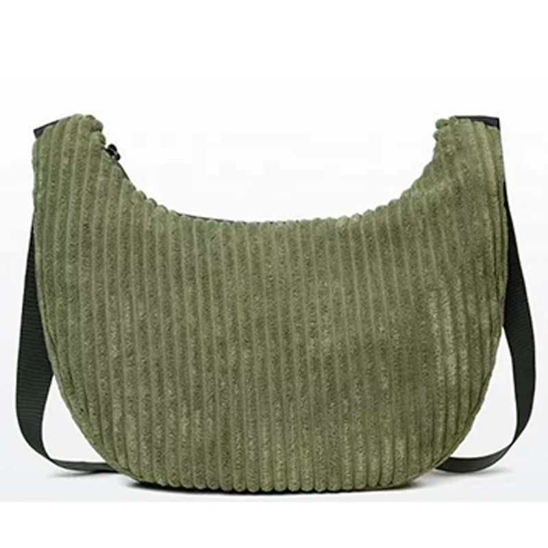 حقيبة الكتف ذات اللون المحايد للرجال والنساء، مصنوعة من مادة سروال قصير، مناسبة للسفر والنزهات. #2