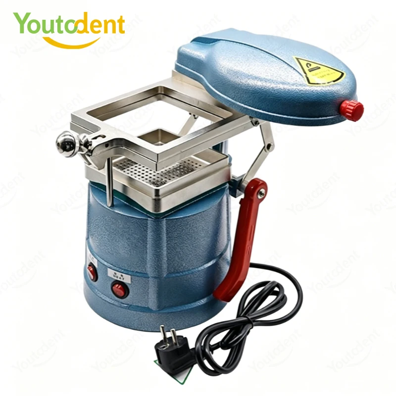 Dental Vacuum Forming Machine Thermoforming Former with Steel Ball for Orthodontic Retainer Mouth Guard Dental Lab Equipment