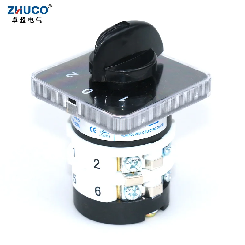 ZHUCO SZL9-20/2 2 Pole 8 Screw ONOFFON 20A 3 Position Electric Silver Contact Universal Changeover Cam Welder/Ultrasonic Switch