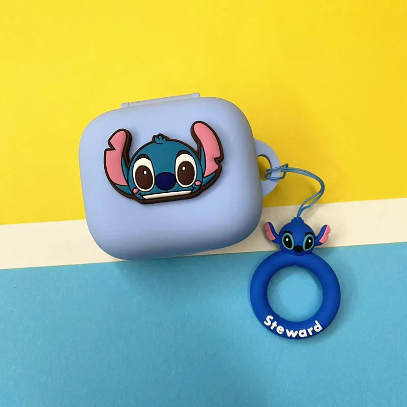 Potdemiel ديزني حقيبة سماعة الاذن غطاء ل Anker Soundcore R50i NC / P30i سيليكون سماعات لاسلكية واقية قذيفة مع هوك