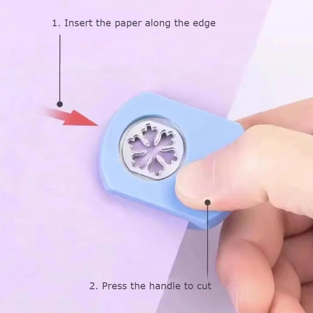Hot Plastic DIY Puncher Craft Set Manual DIY Projects Craft Hole Punch Shapes Set With Storage Box Hole Punch