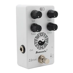 Demonfx Zdrive Pedal de efectos de guitarra, Overdrive con Bypass verdadero, alta calidad, nuevo