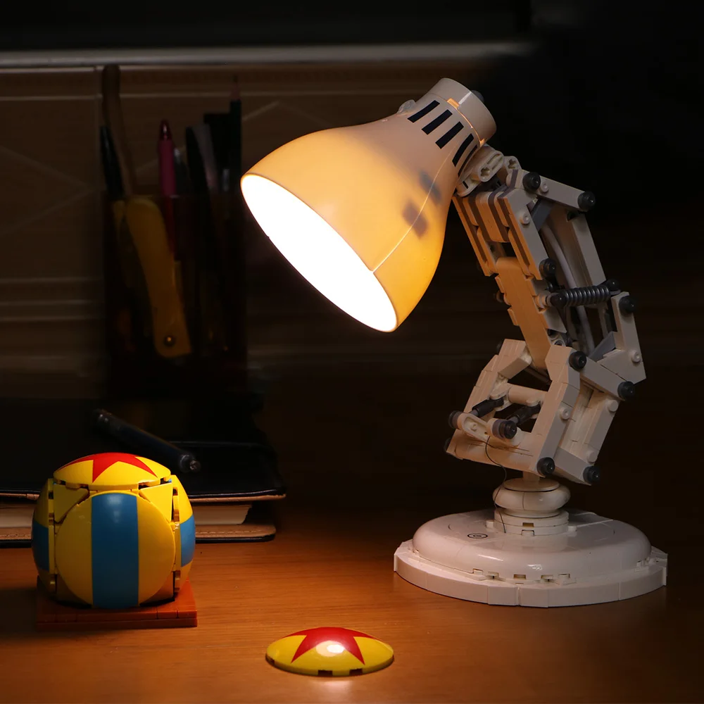 Kit de Iluminação para Lego 21357 Pixar - Controle por Toque, 3 Cores e LED Regulável, Alimentado por USB (Não Inclui Blocos de Montar)