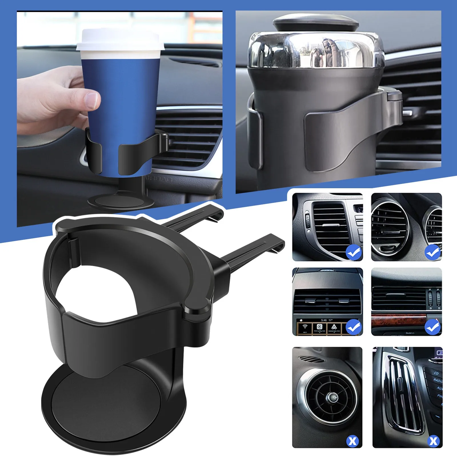 

Multi Functional Fixed Bracket For Car Mounted Water Cup Holder Portable car water bottle holder car accessories