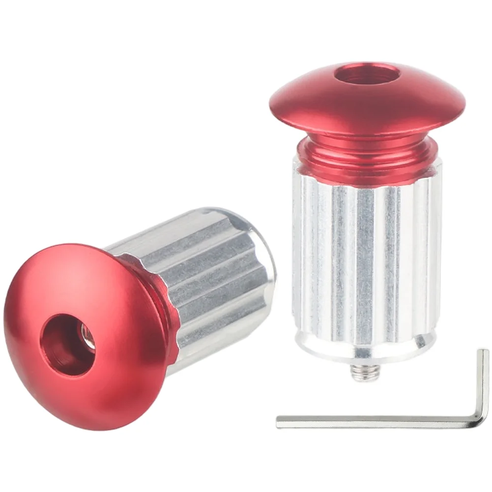 Road Mountain Bike Bar Ends Made of Aluminum Alloy for 18 20mm For Inner Diameter Handlebar Stable Positioning