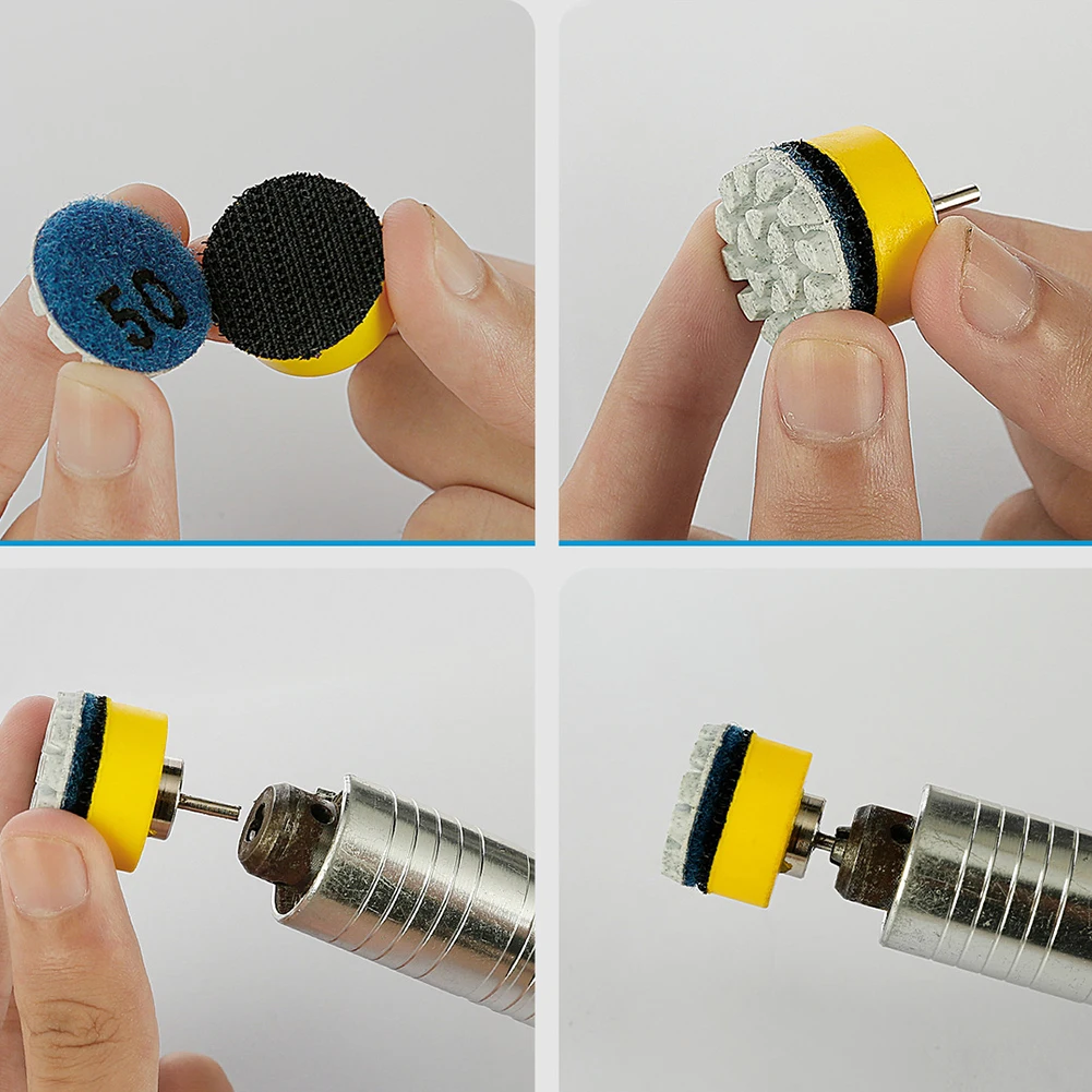 1 بوصة لوحة التلميع الرطب الجاف عازلة قرص الطحن لملحقات أدوات السلطة الخرسانية الجرانيت الرخام #4