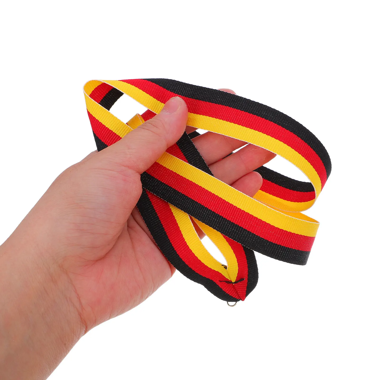 30Pcs Medal Lanyards for Awards Soft Polyester Neck Straps Competition Sports Student Id Badge with Safety Clip