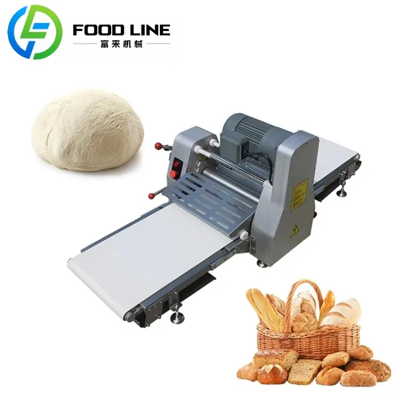 Дешевая оптовая коммерческая промышленная складная машина для раскатки теста для хлебобулочных изделий, электрическая машина для раскатки теста для круассана с высоким качеством