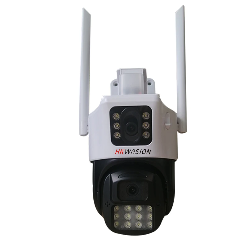 

camara vigilancia wifi exterior camera 360º wifi Dual lens dual screen HD 1080P surveillance PTZ 2MP HD Camera CamHi App