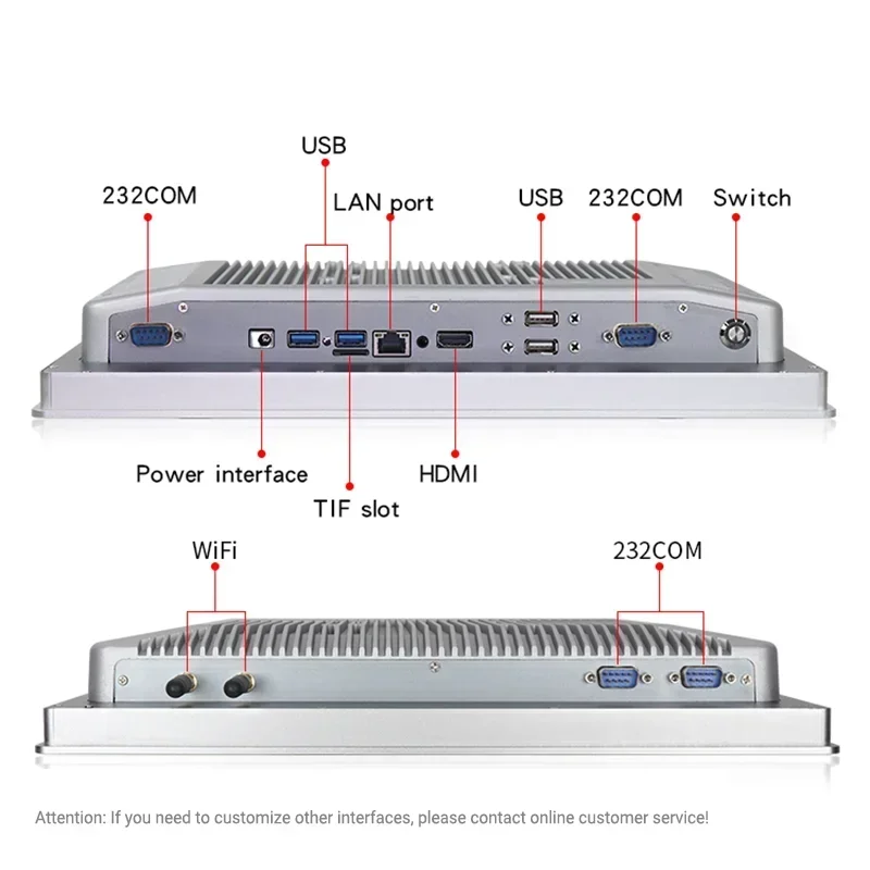 Display Touch Industrial Pc 12.1 Inch Windows 7/10 In tel i3/i5/i7 Industrial Touch All-In-One Touch Computer Pc