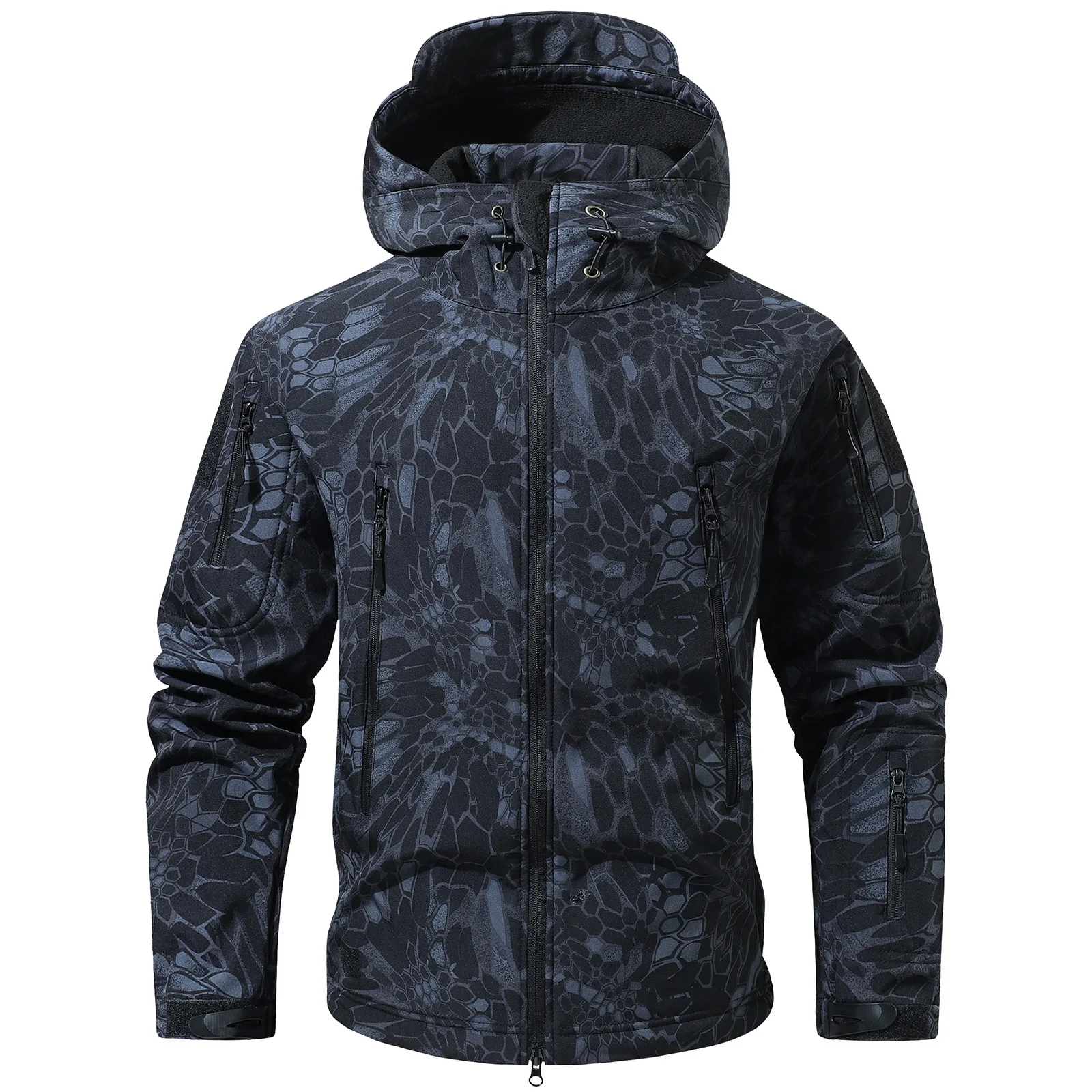 Men Outdoor Three-in-one  All-weather Camouflage Assault Suit Jackets Male Breathable Windbreaker Warm Coats Sportswear Jackets