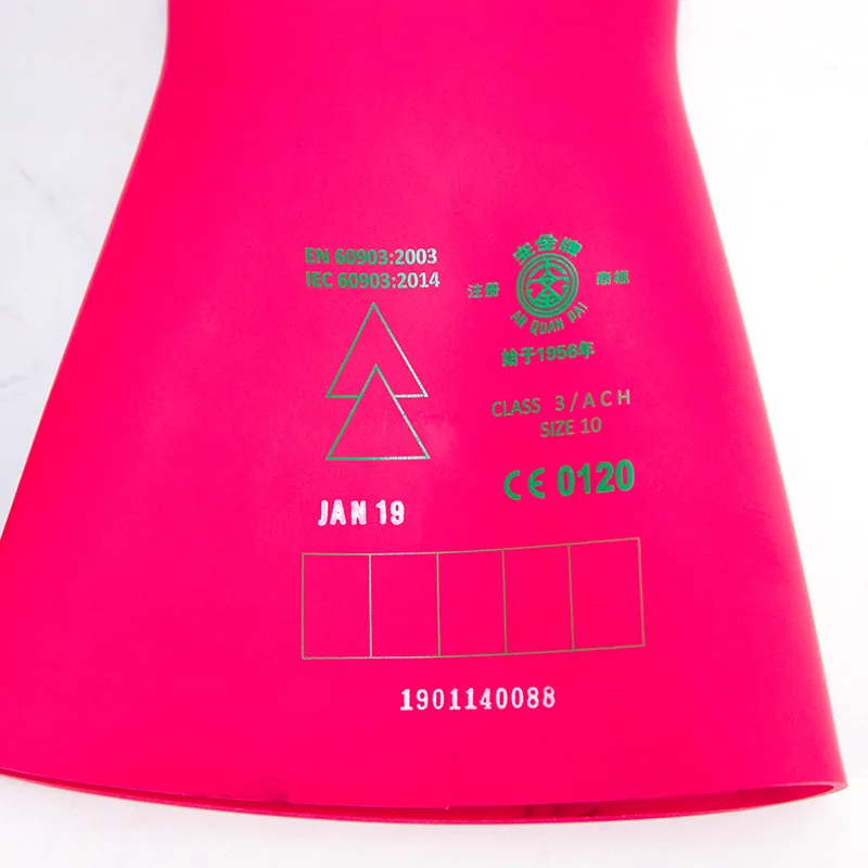 202510KV Insulated Electrician Rubber Gloves Safety Class 1 Live Work Gloves Anti-Impact Protection Personal Protective Hand Arm