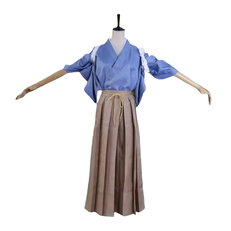 Disfraz de Ayato Kamisato de Genshin Impact para hombre y mujer, traje de Cosplay Unisex, Kimono, peluca Hanfu, Halloween